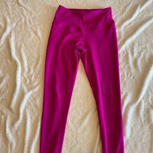 90 Degree Highwaisted Fuchsia Leggings